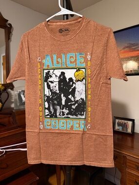 Short Sleeve Band Tee - Rust Brown